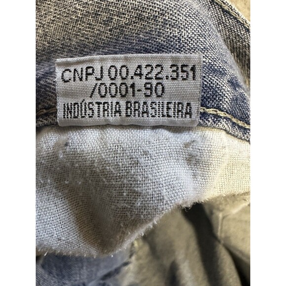 Y2K Sawary Jeans Women’s Bootcut Light Wash Brazilian Denim 90s - Size 8-10 - Picture 6 of 7